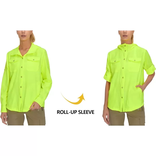 Little Donkey Andy Women's UPF 50+ UV Protection Shirt, Breathable Long Sleeve Fishing Hiking Shirt, Air-Holes Tech