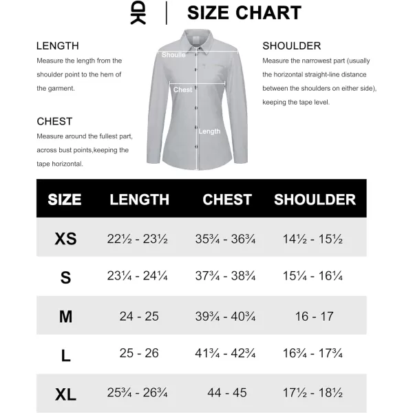 Little Donkey Andy Women's UPF 50+ UV Protection Shirts, Long Sleeve Button Down Blouses Tops for Fishing, Hiking