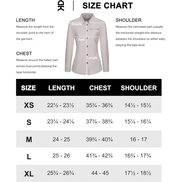 Little Donkey Andy Women's UPF 50+ UV Protection Shirts, Long Sleeve Button Down Blouses Tops for Fishing, Hiking