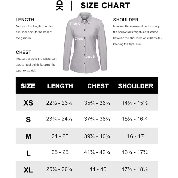 Little Donkey Andy Women's UPF 50+ UV Protection Shirts, Long Sleeve Button Down Blouses Tops for Fishing, Hiking