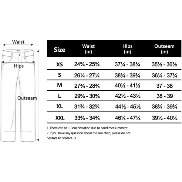 Little Donkey Andy Women's Ultra-Stretch Quick Dry Lightweight Ankle Pants Drawstring Active Travel Hiking