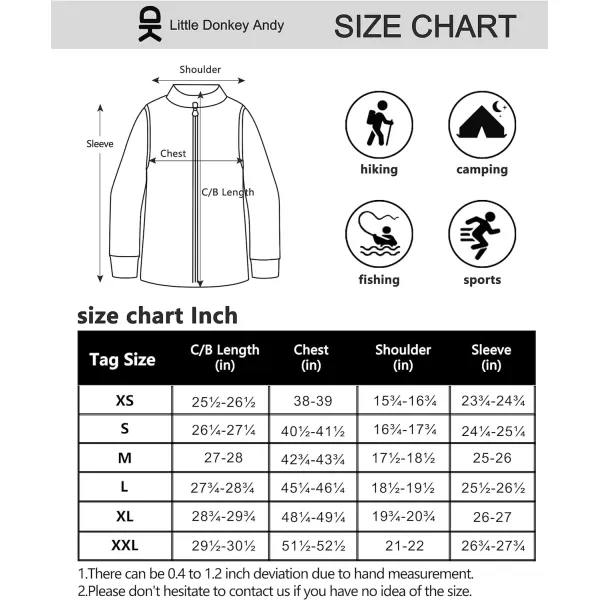 Little Donkey Andy Women's Waterproof Rain Jacket Lightweight Hooded Raincoat for Travel Hiking Golf