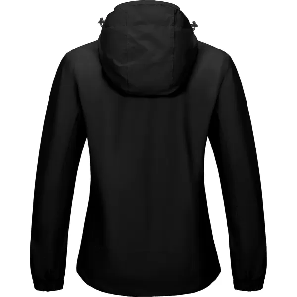 Little Donkey Andy Women's Waterproof Rain Jacket Lightweight Hooded Raincoat for Travel Hiking Golf