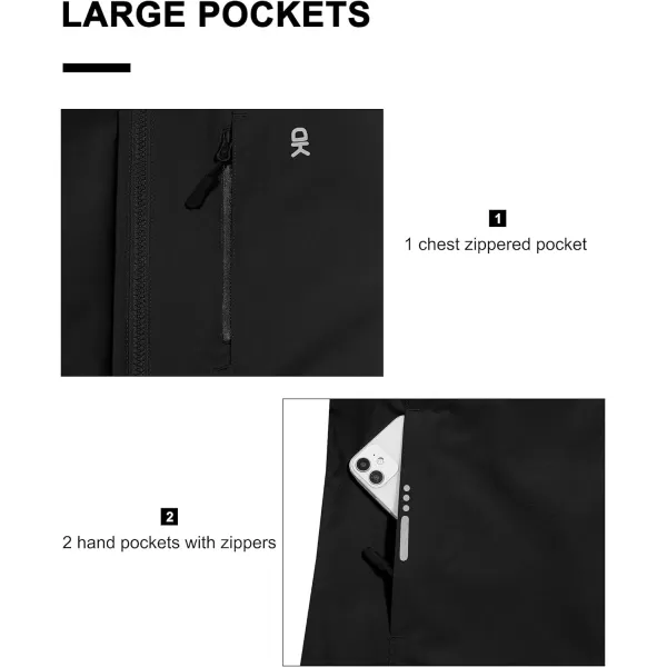 Little Donkey Andy Women's Waterproof Rain Jacket Lightweight Hooded Raincoat for Travel Hiking Golf