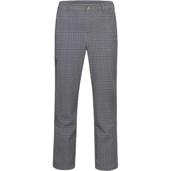 Little Donkey Andy Men's Fleece Lined Snow Ski Pants with Zipper Pockets, Softshell Warm Outdoor Cargo Pants