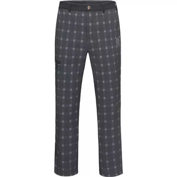 Little Donkey Andy Men's Fleece Lined Snow Ski Pants with Zipper Pockets, Softshell Warm Outdoor Cargo Pants