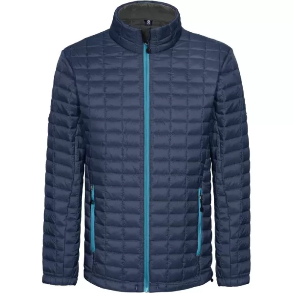 Little Donkey Andy Men's Insulated Hiking Jacket, Lightweight Puffer Warm Jacket with Synthetic Insulation