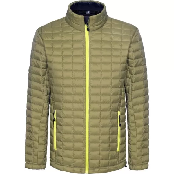 Little Donkey Andy Men's Insulated Hiking Jacket, Lightweight Puffer Warm Jacket with Synthetic Insulation