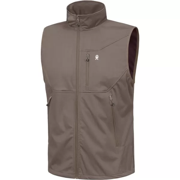 Little Donkey Andy Men's Lightweight Softshell Vest Windproof Sleeveless Jacket for Travel Hiking Running Golf