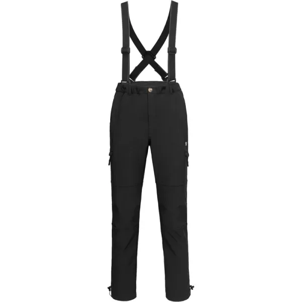 Little Donkey Andy Men's Winter Ski Snow Bibs Insulated Water Resistant Windproof Snowboard Pants with Adjustable Suspenders