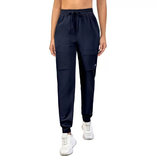 Little Donkey Andy Women's Cargo Joggers Lightweight Quick Dry Hiking Pants Athletic Running Workout Lounge Casual Outdoor