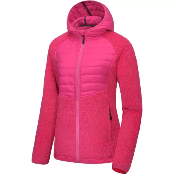 Little Donkey Andy Women's Lightweight Warm Stretch Golf Jacket Full Zip Thermal Hybrid Thumbhole Running Hiking Track Jacket
