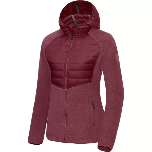 Little Donkey Andy Women's Lightweight Warm Stretch Golf Jacket Full Zip Thermal Hybrid Thumbhole Running Hiking Track Jacket