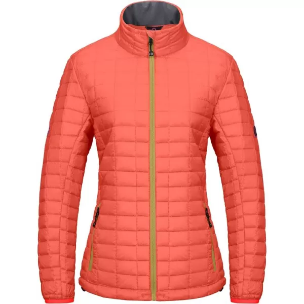 Little Donkey Andy Women's Puffer Jacket, Lightweight Warm Hiking Jacket with Post-Consumer Synthetic Insulation