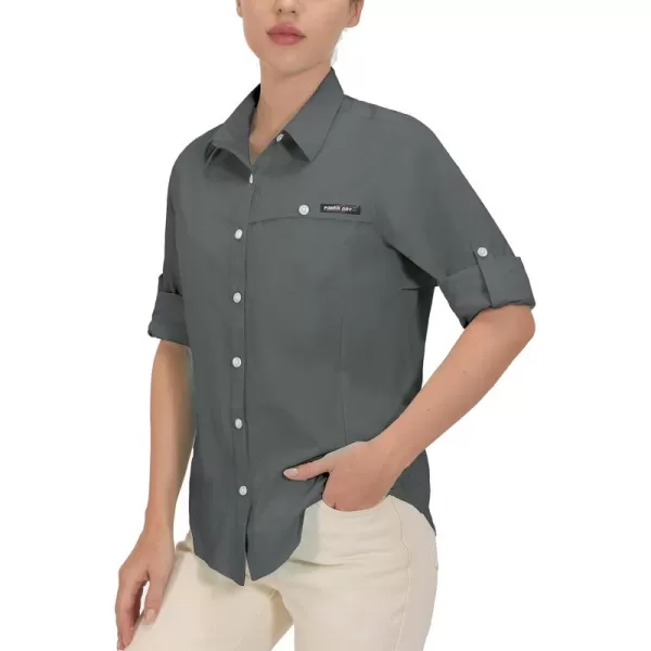 Little Donkey Andy Women's UPF 50+ UV Protection Shirt, Breathable Long Sleeve Fishing Hiking Shirt, Air-Holes Tech