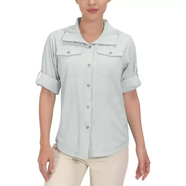 Little Donkey Andy Women's UPF 50+ UV Protection Shirt, Breathable Long Sleeve Fishing Hiking Shirt, Air-Holes Tech