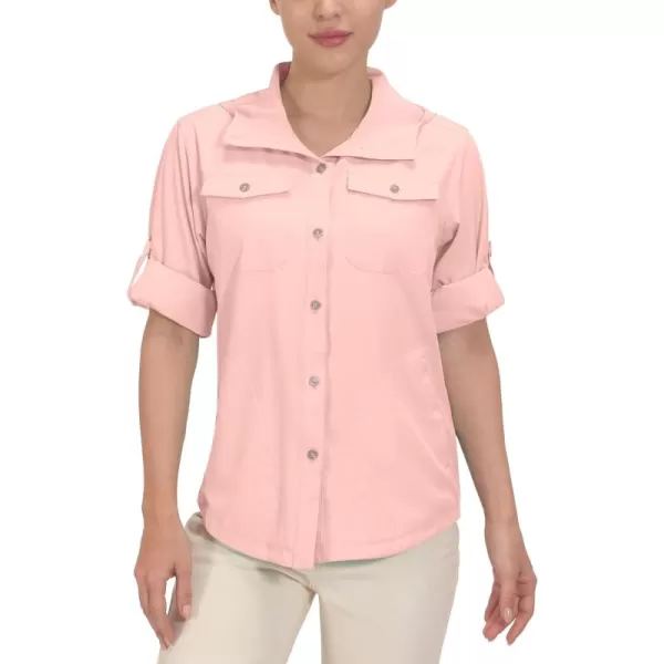 Little Donkey Andy Women's UPF 50+ UV Protection Shirt, Breathable Long Sleeve Fishing Hiking Shirt, Air-Holes Tech