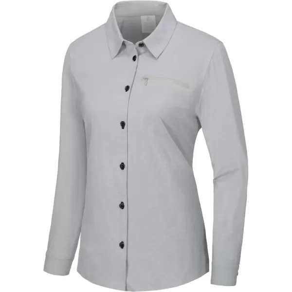 Little Donkey Andy Women's UPF 50+ UV Protection Shirts, Long Sleeve Button Down Blouses Tops for Fishing, Hiking