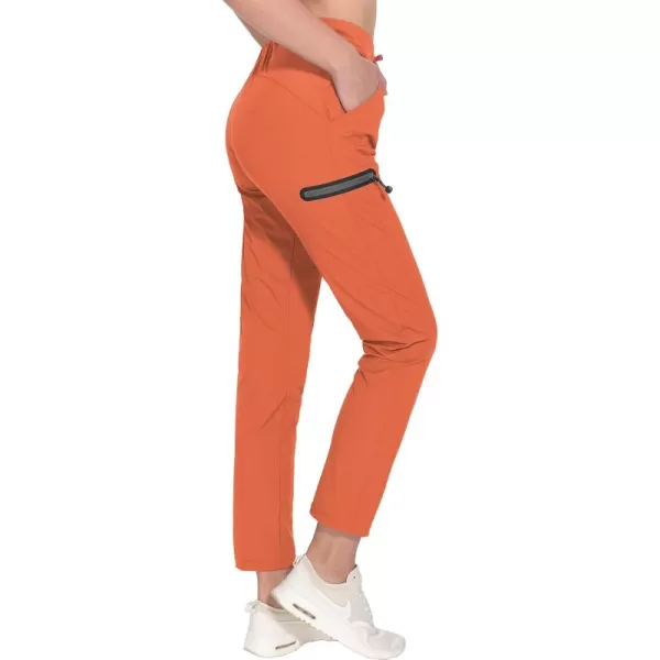 Little Donkey Andy Women's Ultra-Stretch Quick Dry Lightweight Ankle Pants Drawstring Active Travel Hiking
