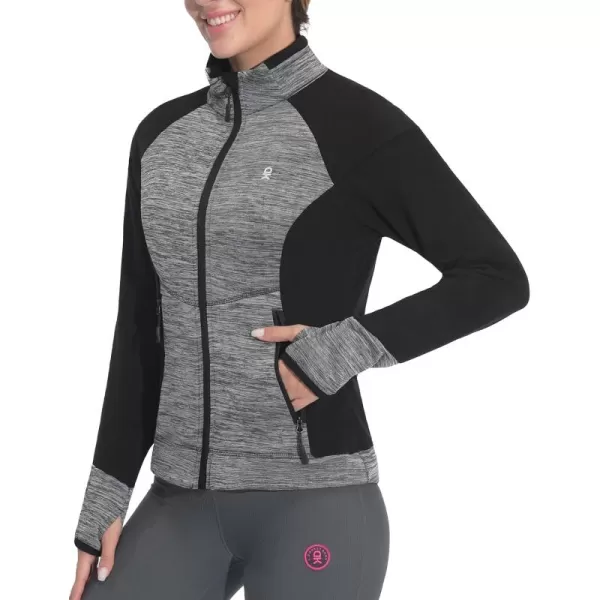 Little Donkey Andy Women's Warm Lightweight Running Jacket Full Zip Fleece Hybrid Coat for Golf Hiking