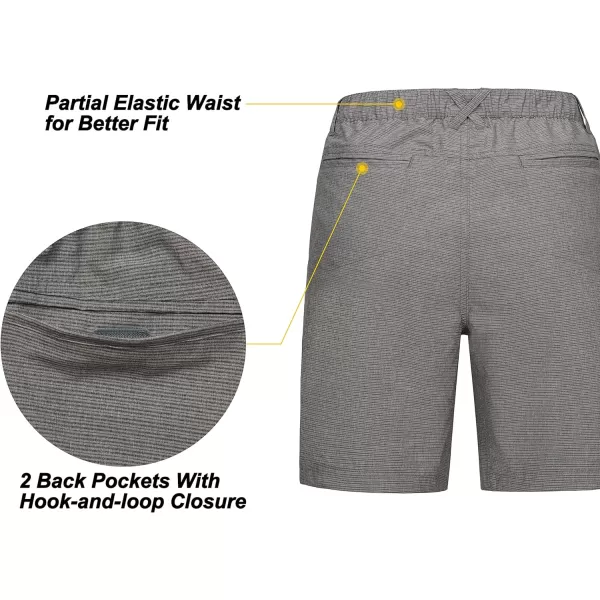 Little Donkey Andy 8 Inch Inseam Golf Shorts for Women Quick Dry Lightweight Shorts for Hiking Travel Casual