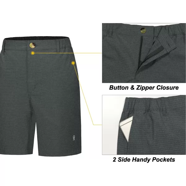 Little Donkey Andy 8 Inch Inseam Golf Shorts for Women Quick Dry Lightweight Shorts for Hiking Travel Casual
