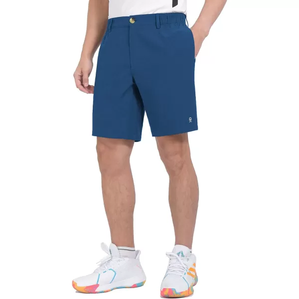 Little Donkey Andy Men's Bermuda 9 Inch Lightweight Quick Dry Stretch Shorts Golf Hiking Travel