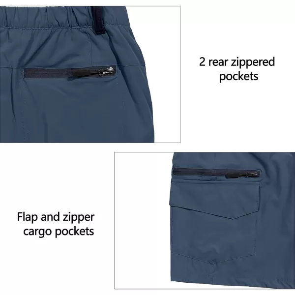 Little Donkey Andy Men's Golf Hiking Cargo Shorts Quick Dry Stretch Lightweight Outdoor Shorts with Zipper Pockets,9 Inch