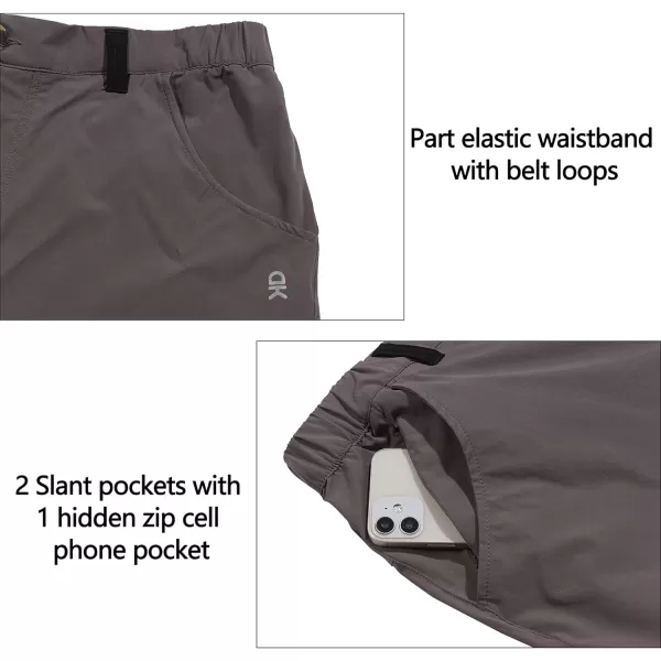 Little Donkey Andy Men's Golf Hiking Cargo Shorts Quick Dry Stretch Lightweight Outdoor Shorts with Zipper Pockets,9 Inch