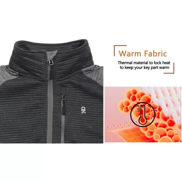 Little Donkey Andy Men's High Performance Thermal Jackets for Running Golf Hiking Lightweight Windproof Warm