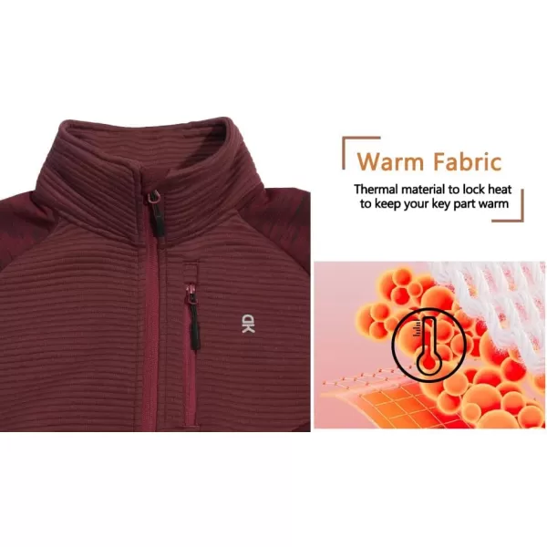 Little Donkey Andy Men's High Performance Thermal Jackets for Running Golf Hiking Lightweight Windproof Warm