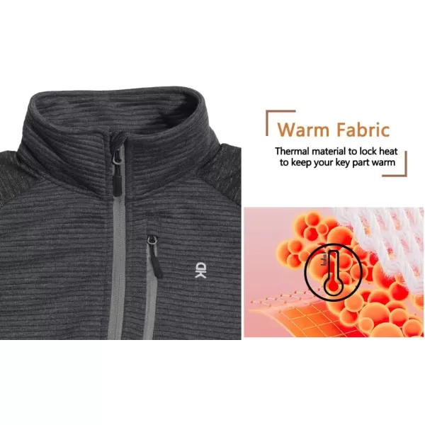 Little Donkey Andy Men's High Performance Thermal Jackets for Running Golf Hiking Lightweight Windproof Warm