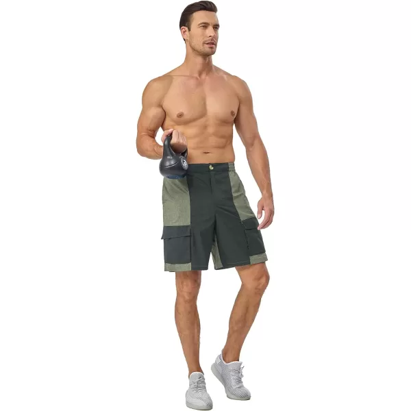 Little Donkey Andy Men's Hiking Cargo Shorts Quick Dry Lightweight Stretch Shorts for Golf Fishing