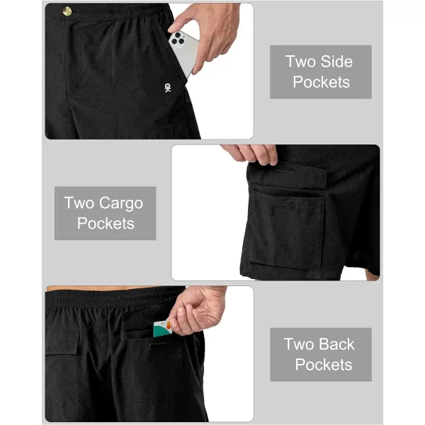 Little Donkey Andy Men's Hiking Cargo Shorts Quick Dry Lightweight Stretch Shorts for Golf Fishing