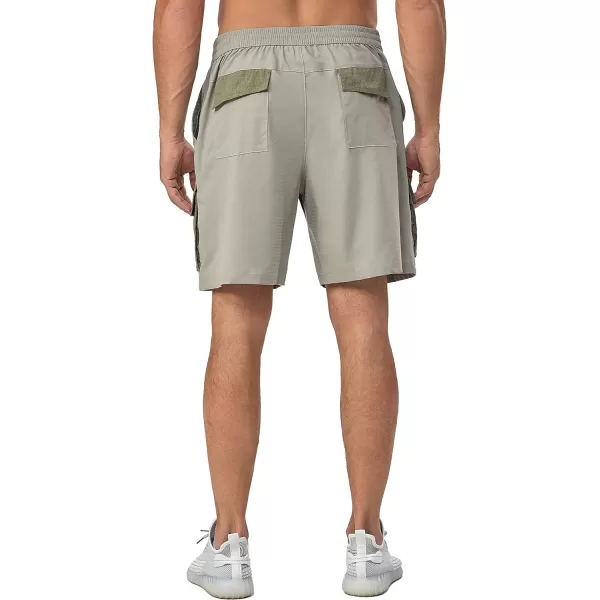 Little Donkey Andy Men's Hiking Cargo Shorts Quick Dry Lightweight Stretch Shorts for Golf Fishing