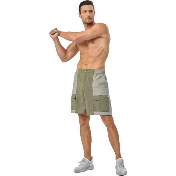Little Donkey Andy Men's Hiking Cargo Shorts Quick Dry Lightweight Stretch Shorts for Golf Fishing