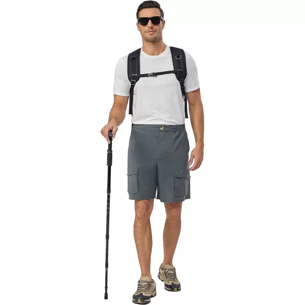 Little Donkey Andy Men's Hiking Cargo Shorts Quick Dry Lightweight Stretch Shorts for Golf Fishing