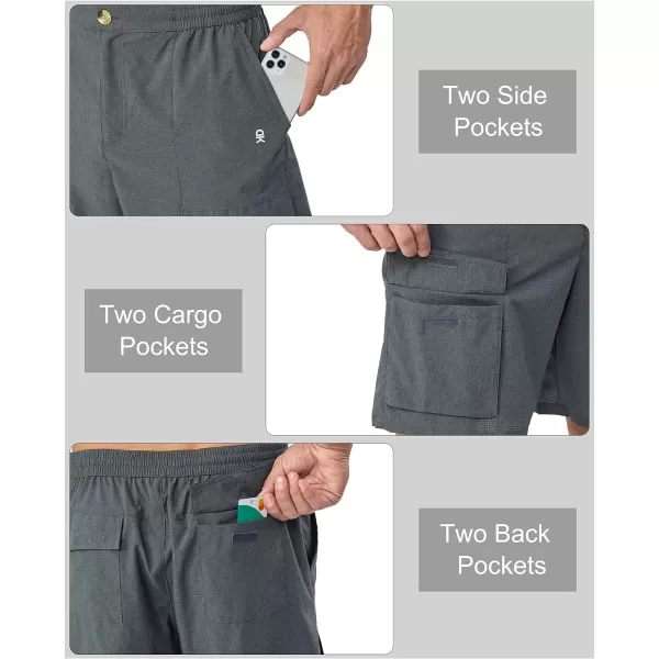 Little Donkey Andy Men's Hiking Cargo Shorts Quick Dry Lightweight Stretch Shorts for Golf Fishing