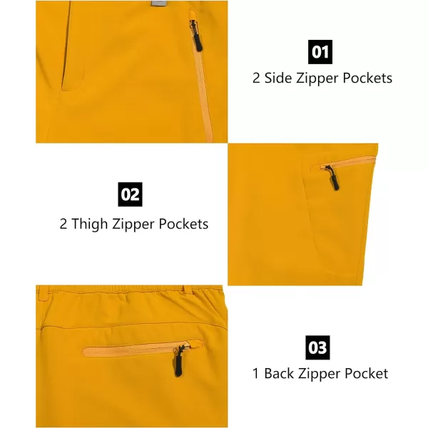 Little Donkey Andy Men's Hiking Snow Pants, Fleece Lined Ski Pants Softshell Pants Windproof&amp; Water Resistant
