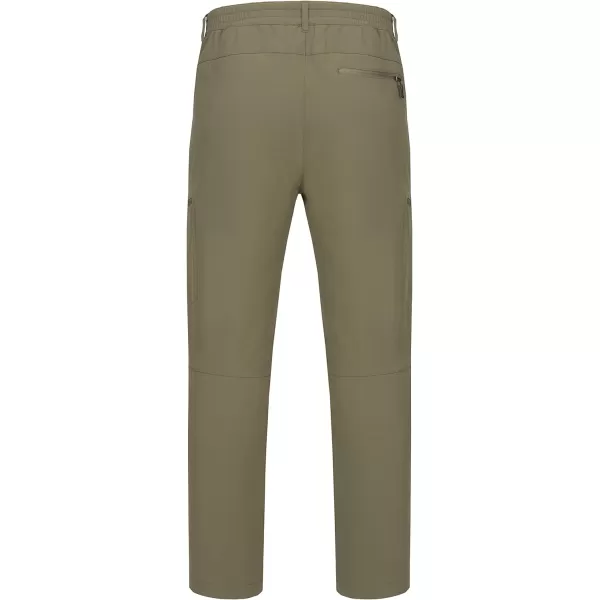 Little Donkey Andy Men's Hiking Snow Pants, Fleece Lined Ski Pants Softshell Pants Windproof&amp; Water Resistant