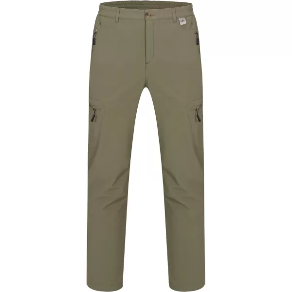 Little Donkey Andy Men's Hiking Snow Pants, Fleece Lined Ski Pants Softshell Pants Windproof&amp; Water Resistant
