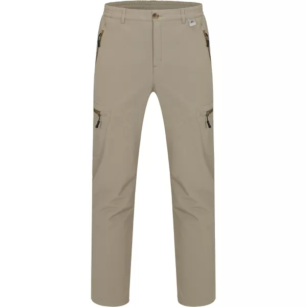 Little Donkey Andy Men's Hiking Snow Pants, Fleece Lined Ski Pants Softshell Pants Windproof&amp; Water Resistant