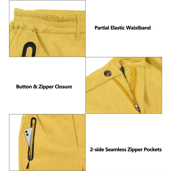 Little Donkey Andy Men's Hiking Snow Pants, Fleece Lined Ski Pants Softshell Pants Windproof&amp; Water Resistant