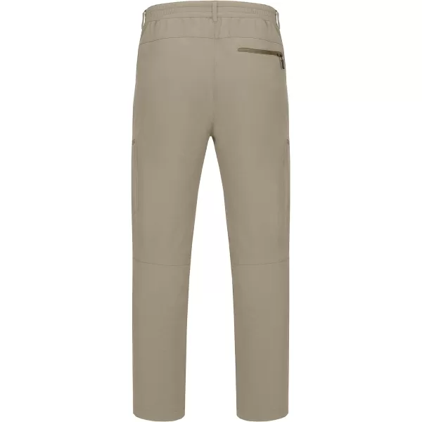 Little Donkey Andy Men's Hiking Snow Pants, Fleece Lined Ski Pants Softshell Pants Windproof&amp; Water Resistant