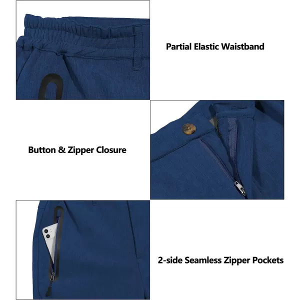 Little Donkey Andy Men's Hiking Snow Pants, Fleece Lined Ski Pants Softshell Pants Windproof&amp; Water Resistant