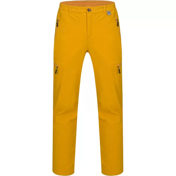 Little Donkey Andy Men's Hiking Snow Pants, Fleece Lined Ski Pants Softshell Pants Windproof&amp; Water Resistant