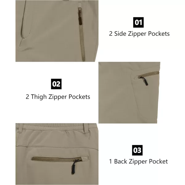 Little Donkey Andy Men's Hiking Snow Pants, Fleece Lined Ski Pants Softshell Pants Windproof&amp; Water Resistant