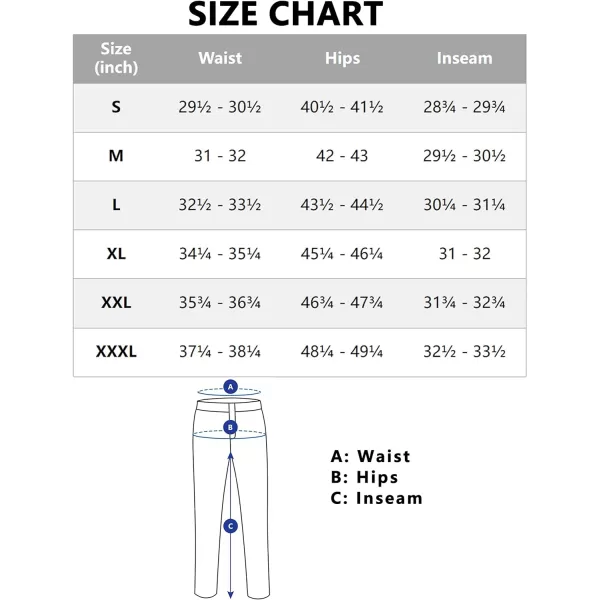 Little Donkey Andy Men's Jogger Pants Sweatpants with Zipper Pockets Tapered Athletic Pants for Men Running, Gym, Workout