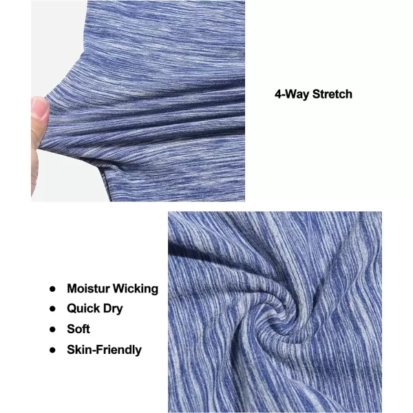 Little Donkey Andy Men's Jogger Pants Sweatpants with Zipper Pockets Tapered Athletic Pants for Men Running, Gym, Workout