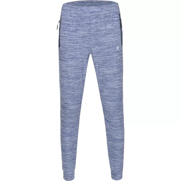 Little Donkey Andy Men's Jogger Pants Sweatpants with Zipper Pockets Tapered Athletic Pants for Men Running, Gym, Workout